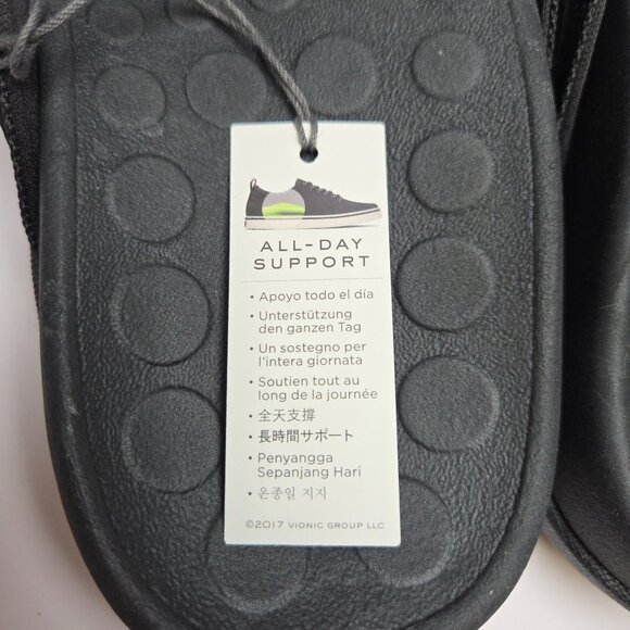 NWB Vionic 544MTide Black Sandals Men'sTide Size 9 NEW Unworn - Picture 7 of 10